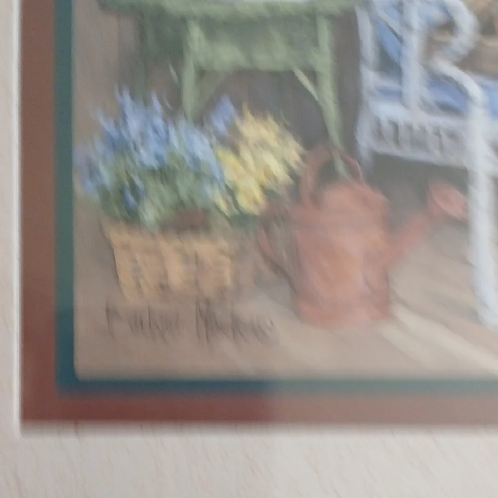 2 Home Interiors Barbara Mock Garden Print Set